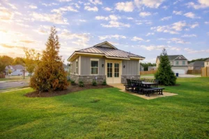 Chase Landing - clubhouse exterior back