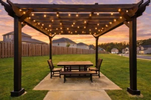 Chase landing - clubhouse back patio