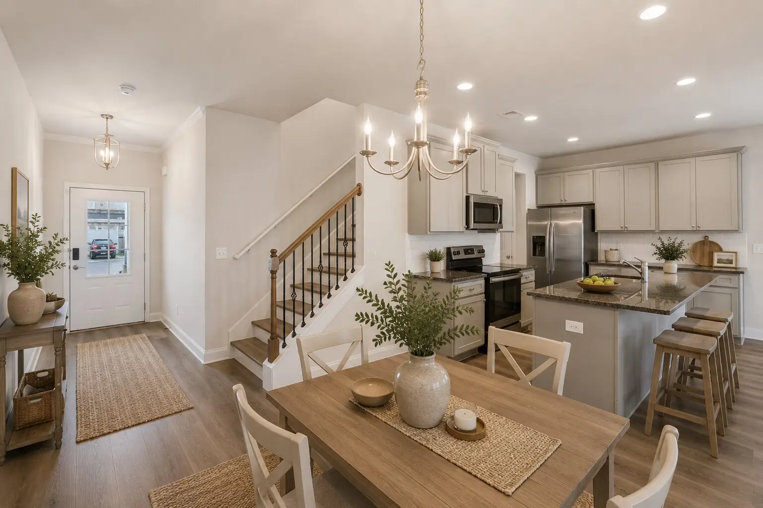 Jefferson - dining and kitchen entry