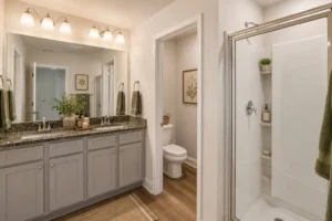 Jefferson - primary bathroom and water closet