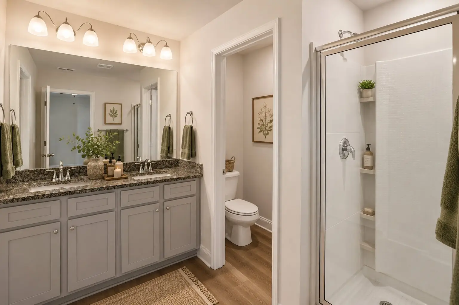 Jefferson - primary bathroom and water closet